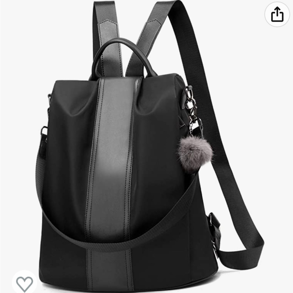 Brand new black backpack